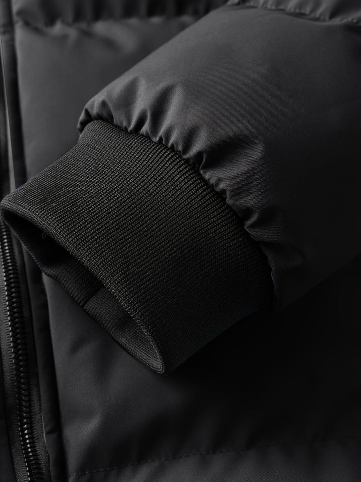 Grimold | Herren Steppjacke mit Kapuze Winterjacke - Black - Image 7