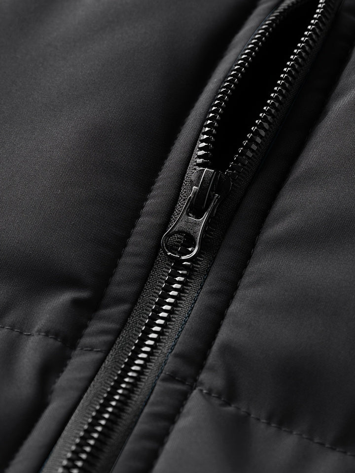 Grimold | Herren Steppjacke mit Kapuze Winterjacke - Black - Image 9
