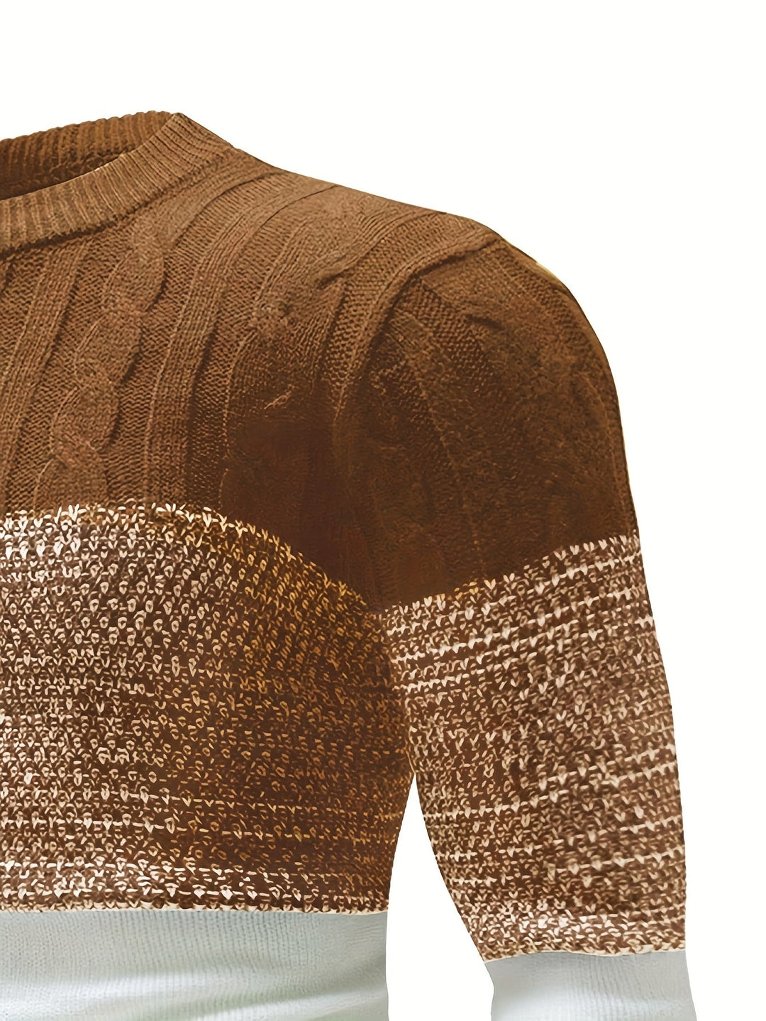 Grimolf | Herren Colour-Block Strickpullover - Image 10