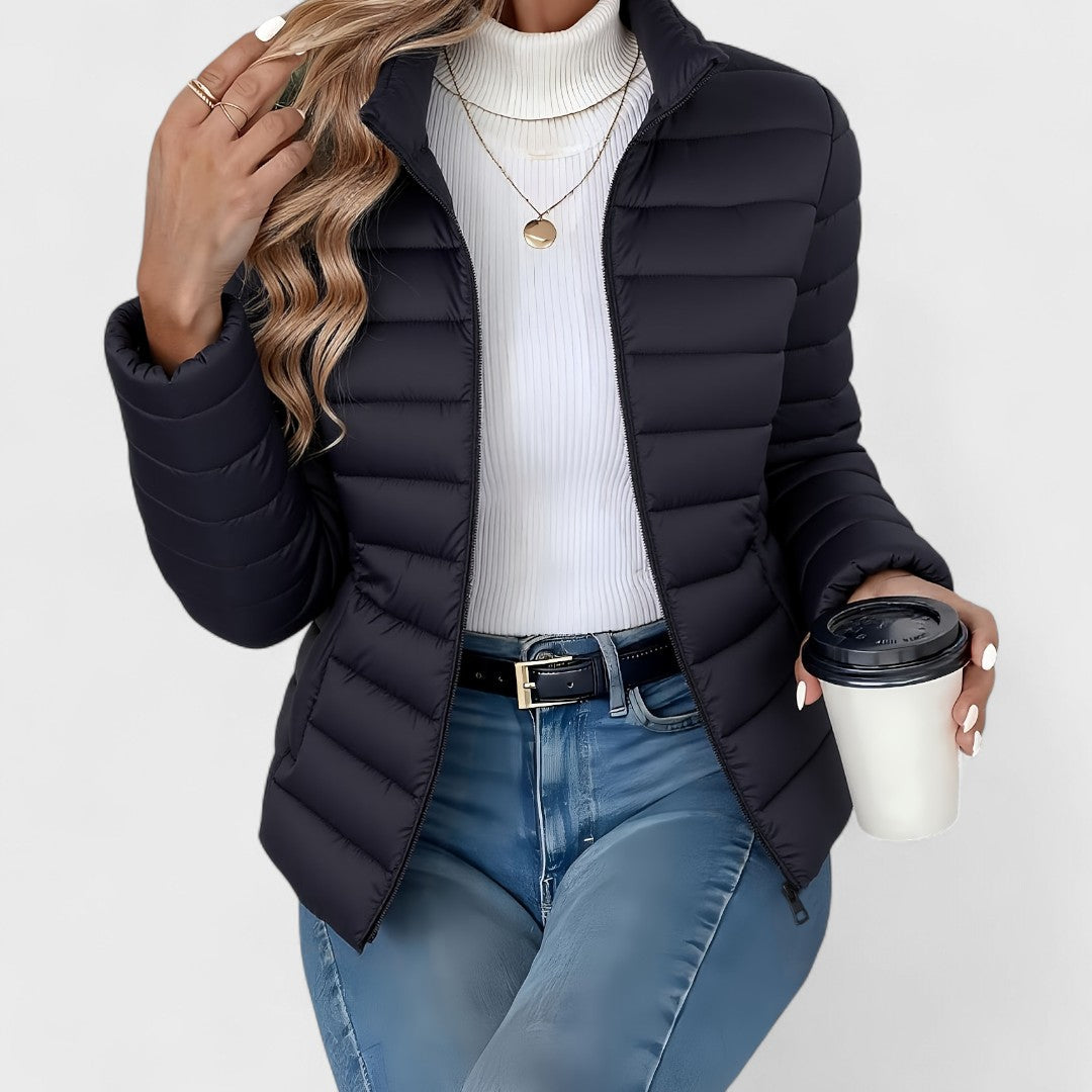 Gundvera | Damen Leichte Steppjacke Gefüttert - Sage - Image 2