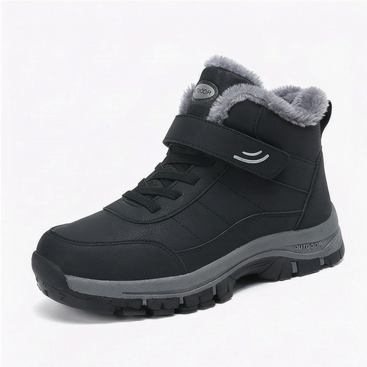 Halvena | Damen Wasserdichte Winterstiefel Gefüttert - Black - Image 11