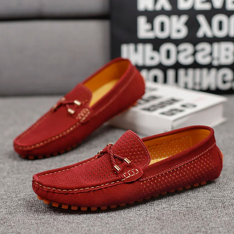 Halvorn | Herren Slipper Loafer atmungsaktiv Blau - Navy - Image 12