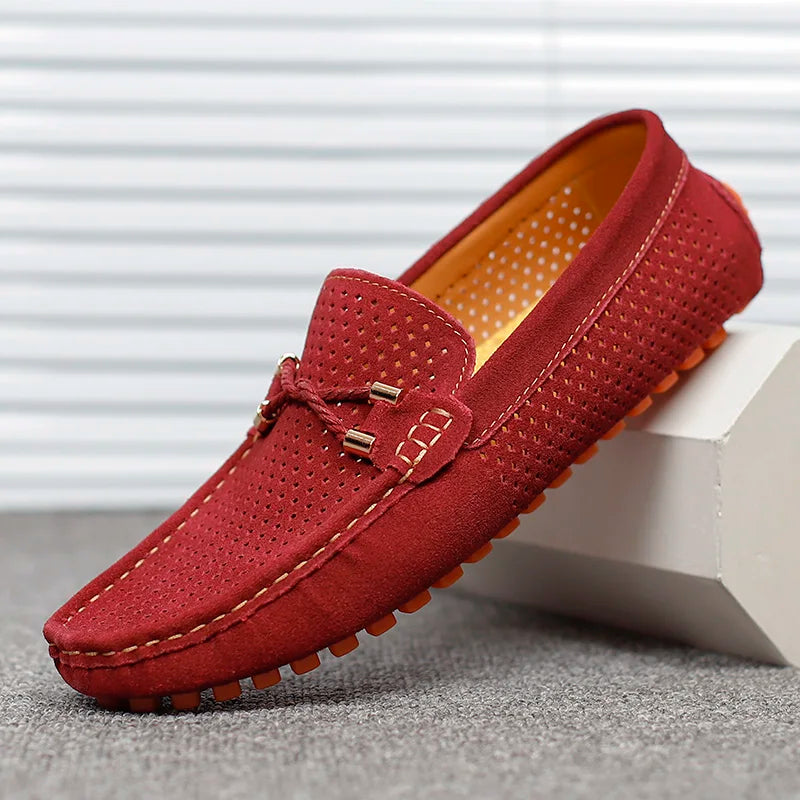 Halvorn | Herren Slipper Loafer atmungsaktiv Blau - Navy - Image 8