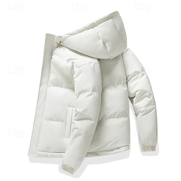 Halvrik | Herren Steppjacke mit Kapuze Winterjacke - Sage - Image 8