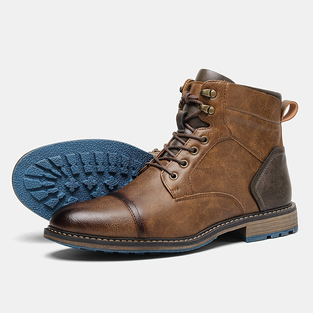 Hartmut | Herren Stiefeletten Schnürboots Braun - Camel - Image 11