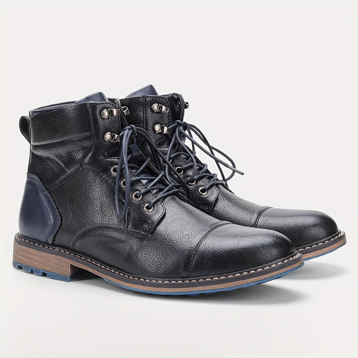Hartmut | Herren Stiefeletten Schnürboots Braun - Camel - Image 12