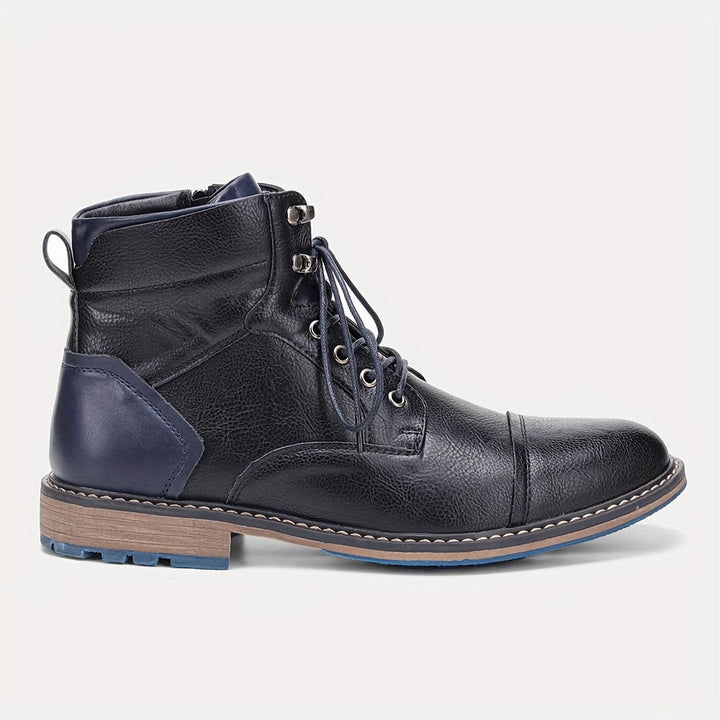 Hartmut | Herren Stiefeletten Schnürboots Braun - Camel - Image 6