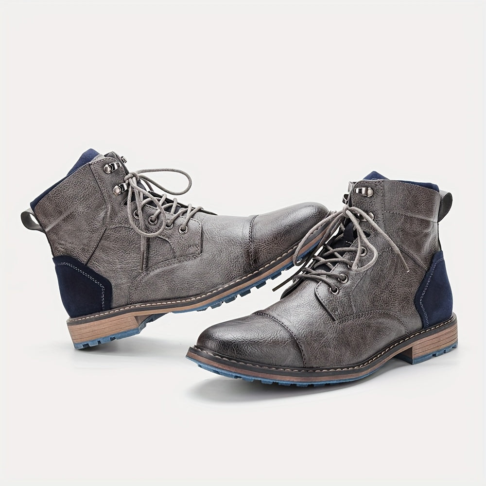 Hartmut | Herren Stiefeletten Schnürboots Braun - Camel - Image 8