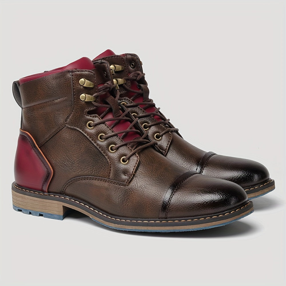 Hartmut | Herren Stiefeletten Schnürboots Braun - Camel - Image 9