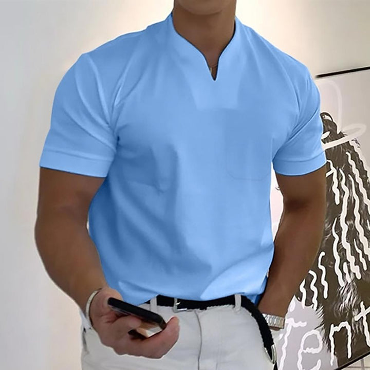Heinrich | Herren Poloshirt Kurzarm - Purple - Image 11