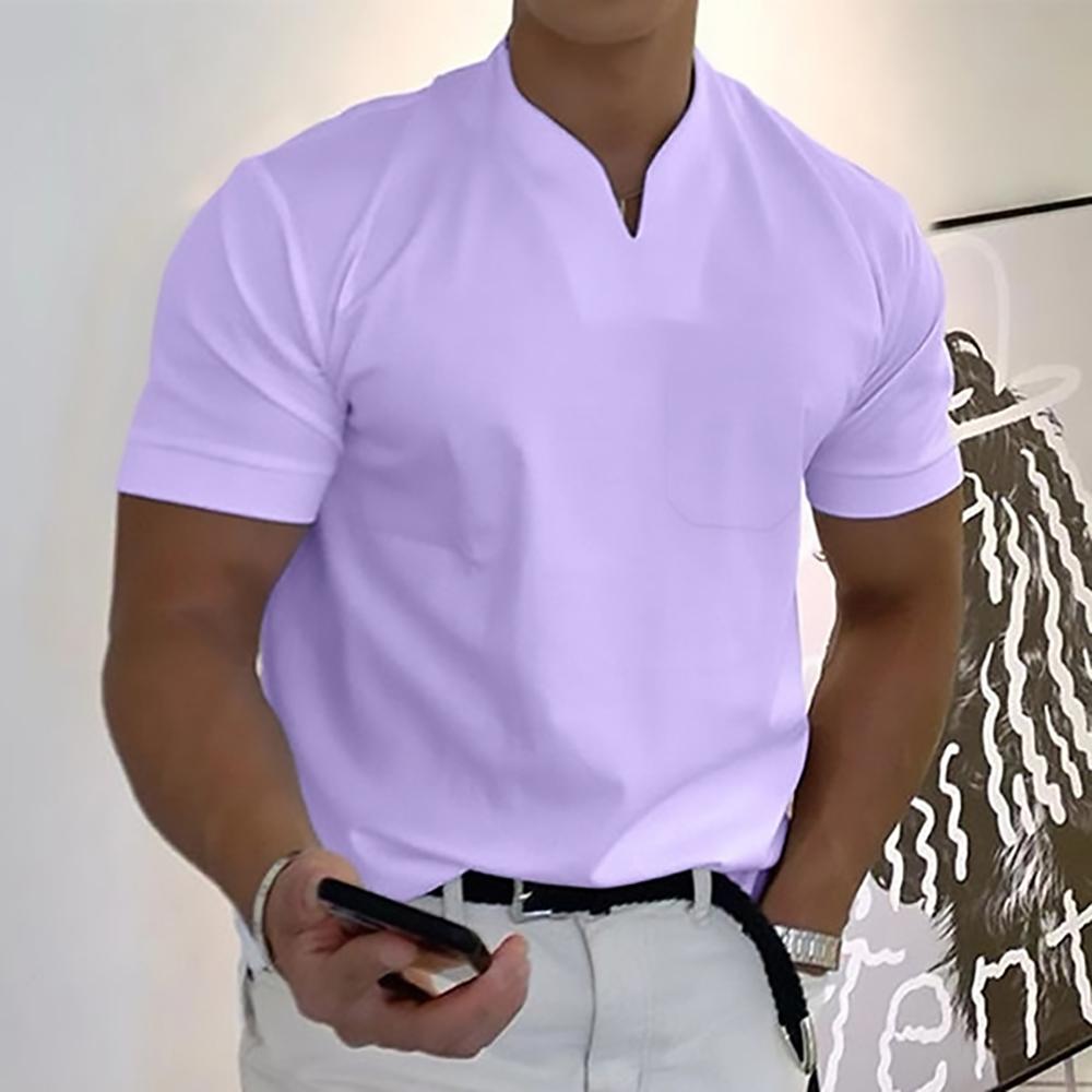 Heinrich | Herren Poloshirt Kurzarm - Purple - Image 8