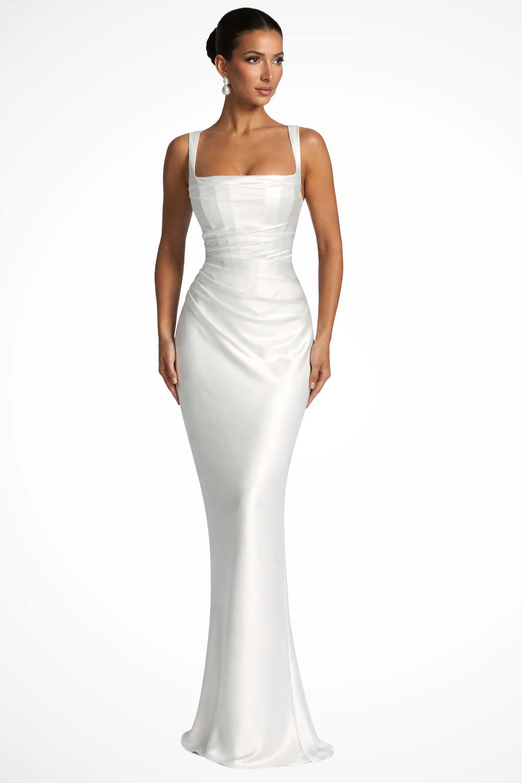 Helene | Damen Elegantes Maxi Abendkleid - Black - Image 5