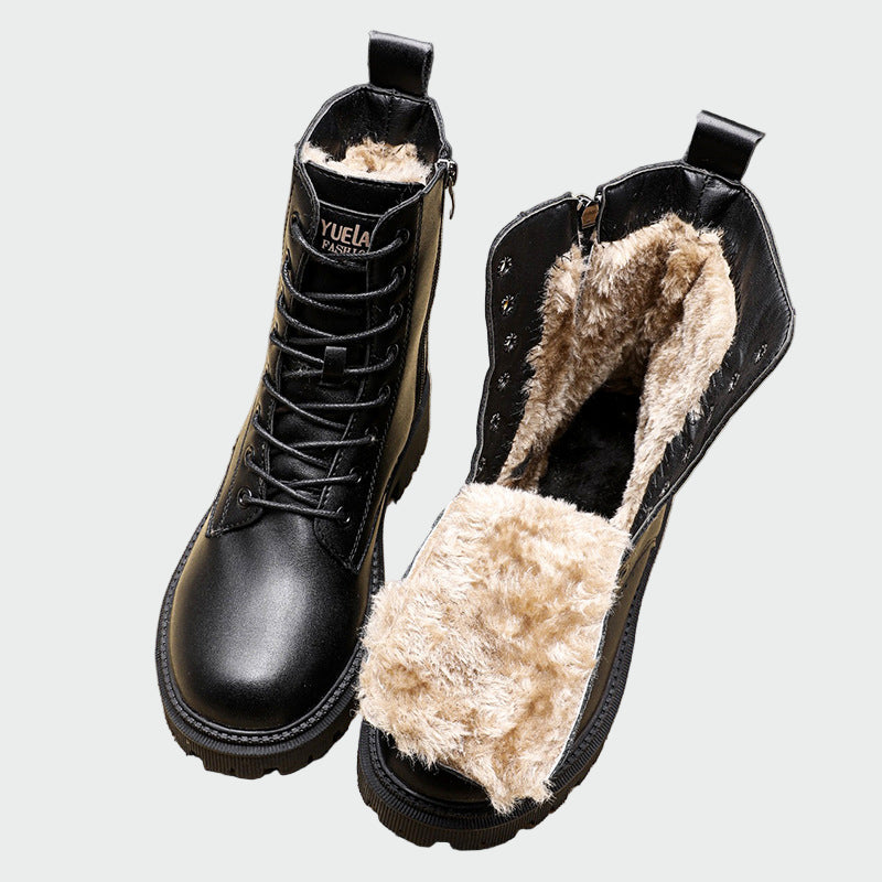 Herdis | Damen Wasserdichte Winterstiefel Gefüttert - Black - Image 1