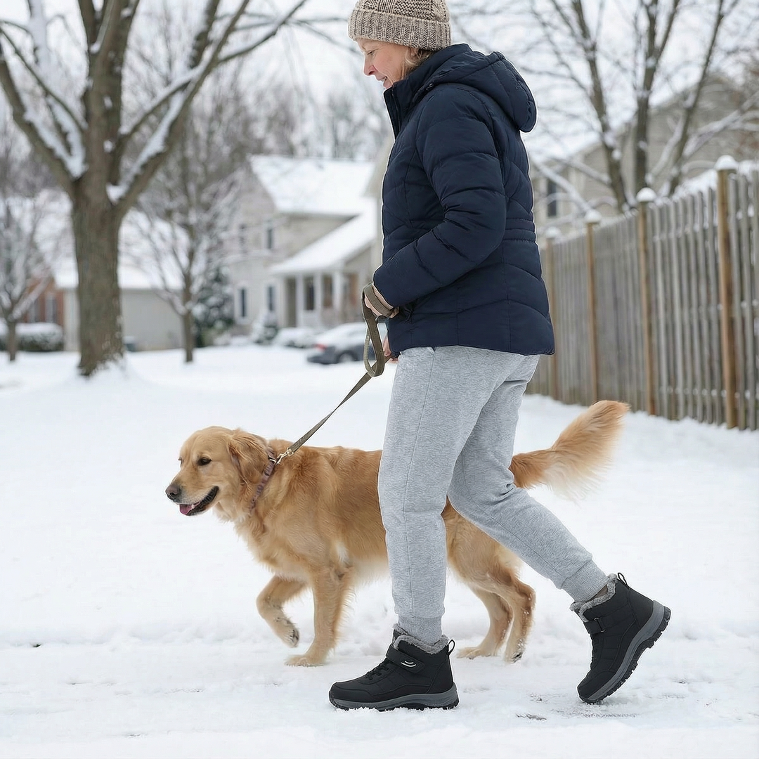 Halveka | Damen Wasserdichte Winterstiefel Gefüttert