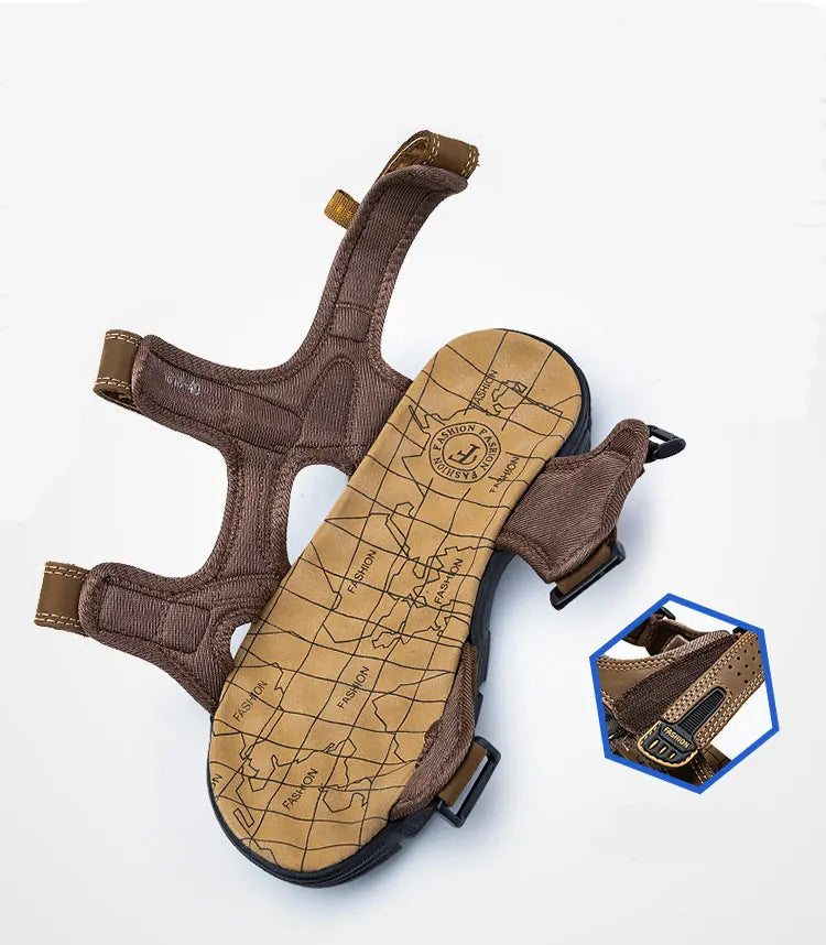 Diego | Herren Trekking Sandalen Klettverschluss Outdoor Sandalen