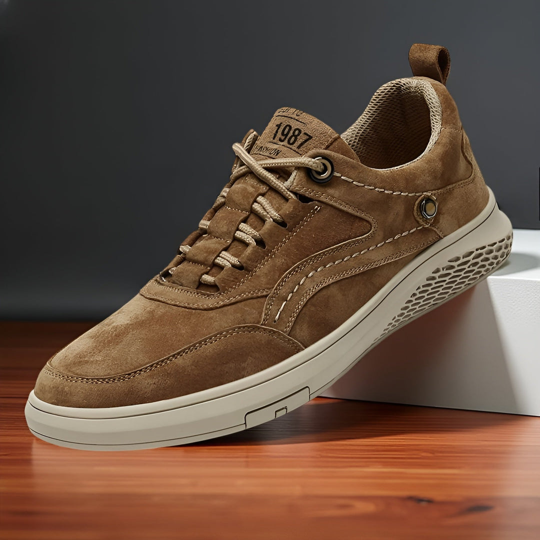 Barton | Herren Wildleder Sneaker Schnürschuhe Casual