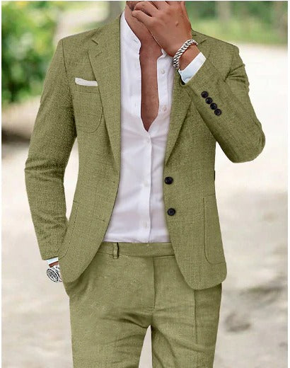 Matteo | Herren Sommeranzug zweiteilig, eleganter Sakko mit Hose