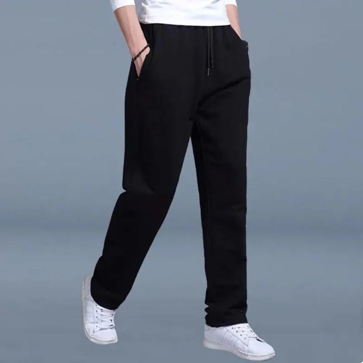 Axel | Herren Jogginghose mit Taschen, bequeme Sporthose lang