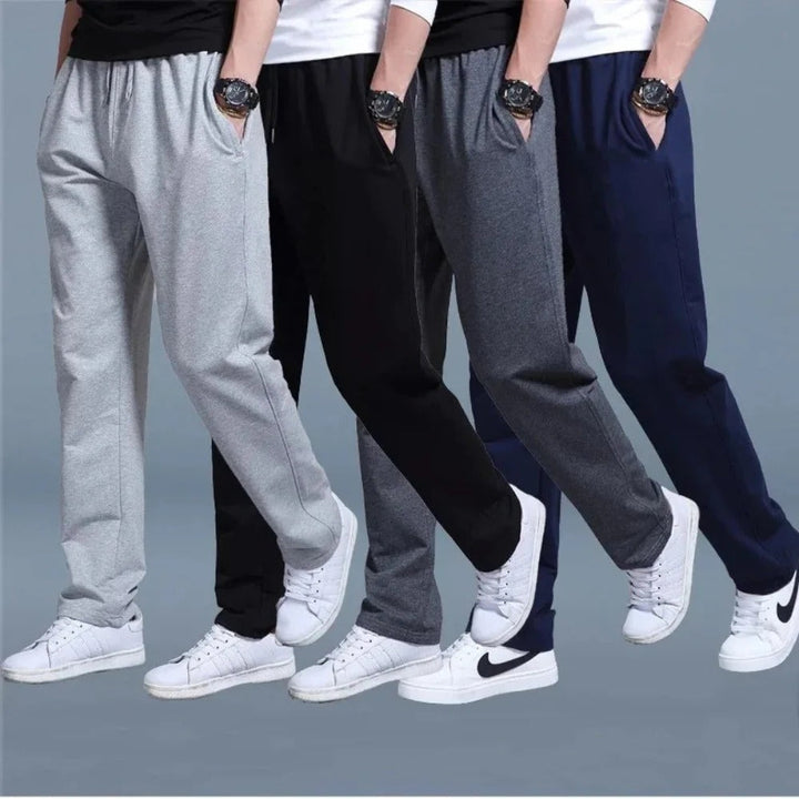 Axel | Herren Jogginghose mit Taschen, bequeme Sporthose lang