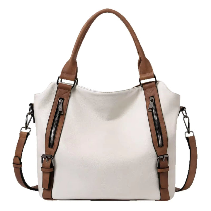 Isolde | Damen Hobo Bag Schultertasche - Brown - Image 6