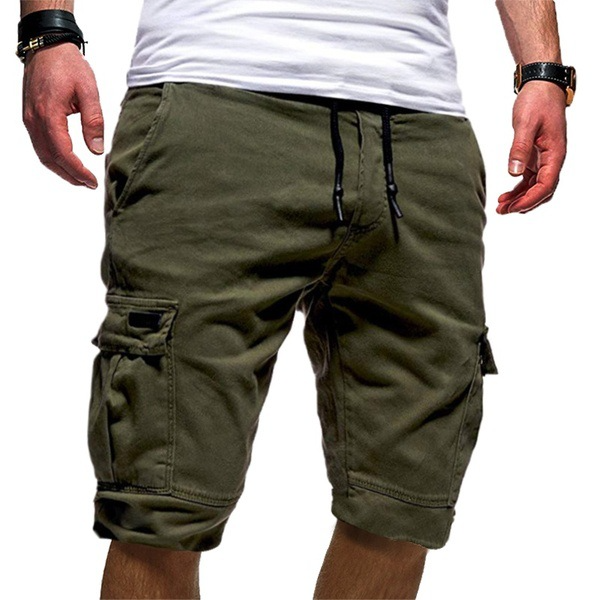 Jasper | Herren Cargo-Shorts mit Tunnelzug - Black - Image 3