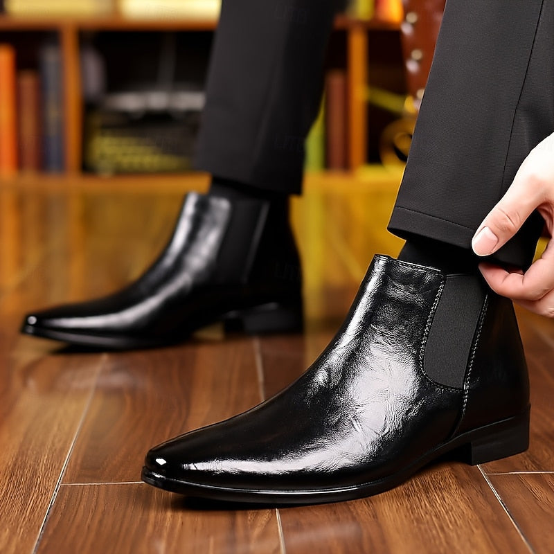 Wendelin | Herren Chelsea-Stiefelette klassisch braun - Brown - Image 5