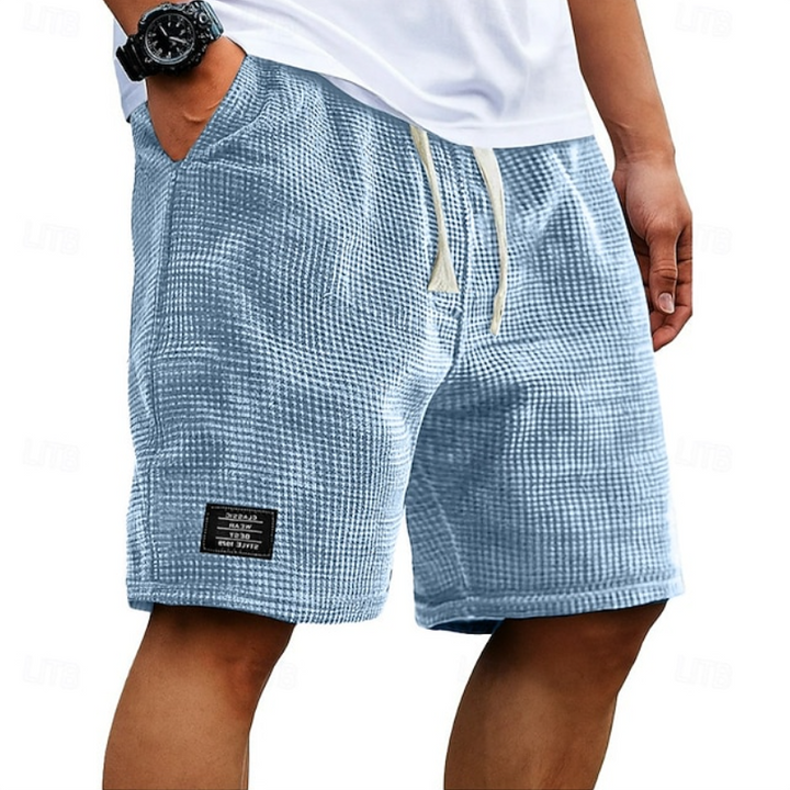 Kaelan | Herren Freizeitshorts Relaxed Fit Kordelzug - Dark Grey - Image 6