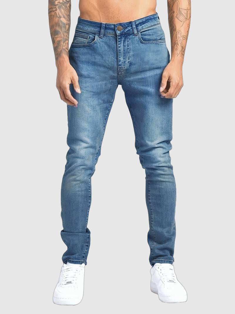 Kilian | Herren Slim Fit Jeans Five-Pocket - Light Blue - Image 1