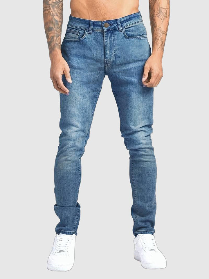 Kilian | Herren Slim Fit Jeans Five-Pocket - Light Blue - Image 1