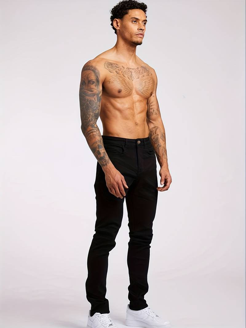 Kilian | Herren Slim Fit Jeans Five-Pocket - Light Blue - Image 3