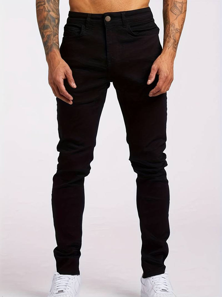 Kilian | Herren Slim Fit Jeans Five-Pocket - Light Blue - Image 4