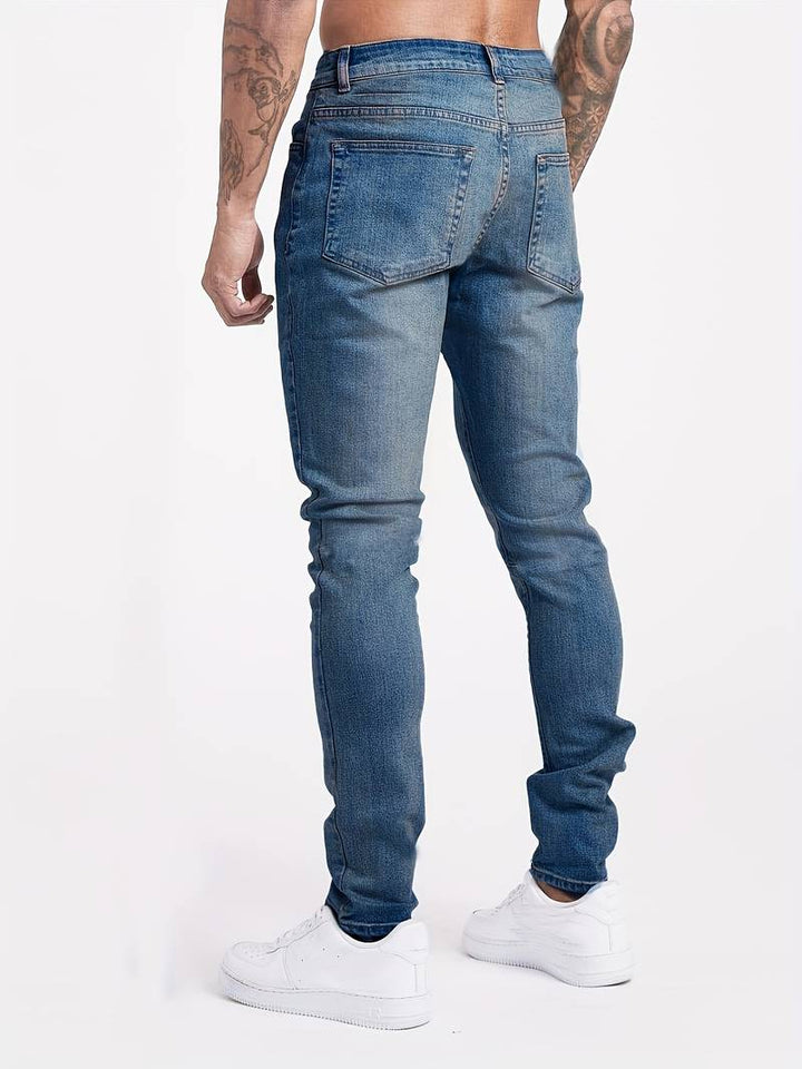 Kilian | Herren Slim Fit Jeans Five-Pocket - Light Blue - Image 7