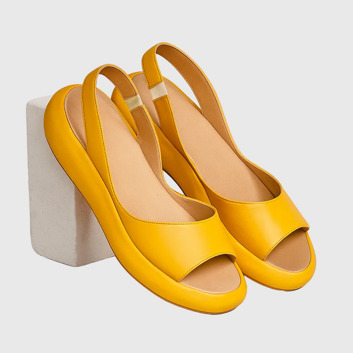 Klara | Damen Rutschfeste Sandalen - Orange - Image 8