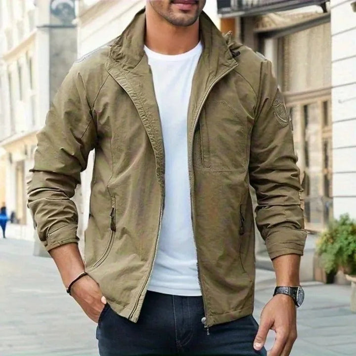 Konstantin | Herren Cargo Jacke Übergangsjacke - Khaki - Image 1