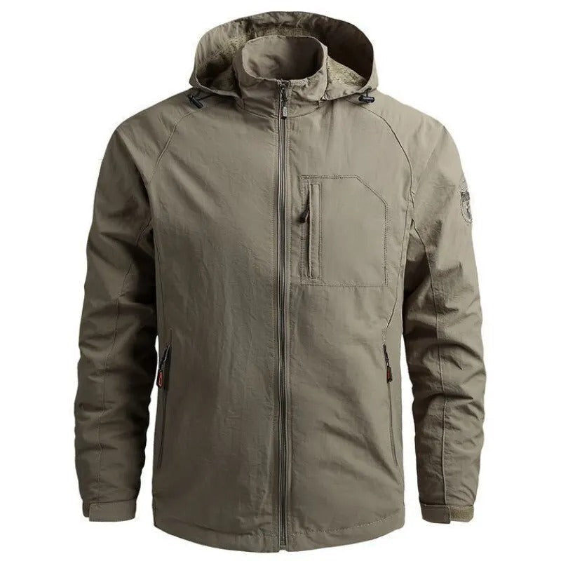 Konstantin | Herren Cargo Jacke Übergangsjacke - Khaki - Image 2