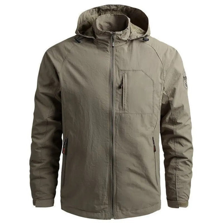 Konstantin | Herren Cargo Jacke Übergangsjacke - Khaki - Image 2