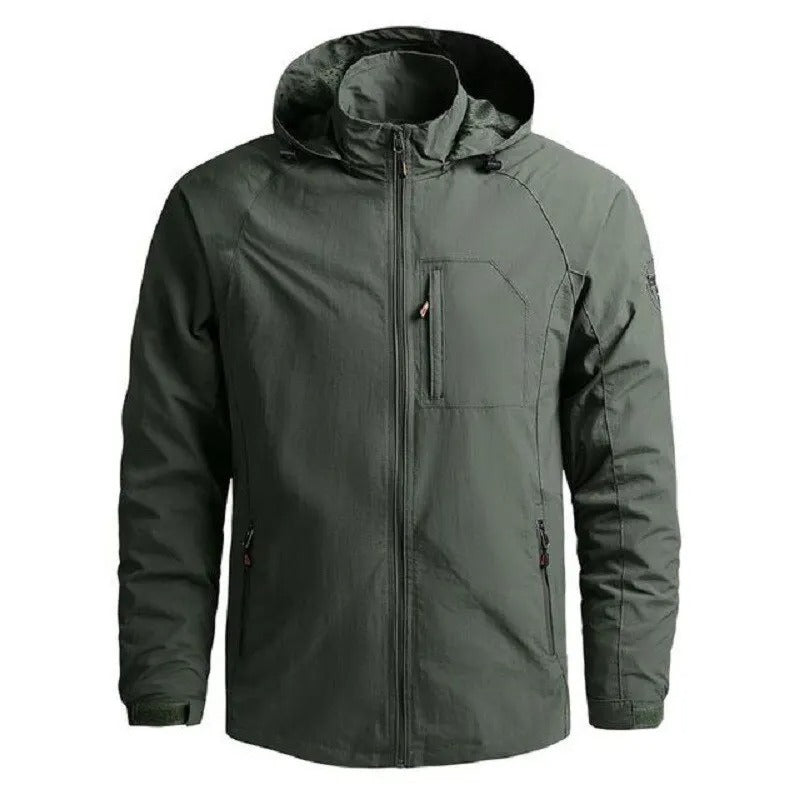 Konstantin | Herren Cargo Jacke Übergangsjacke - Khaki - Image 4