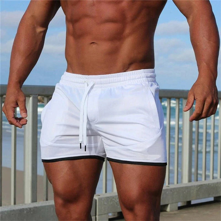 Leander | Herren Badehose Schnelltrocknend Shorts Schwarz - Black - Image 10