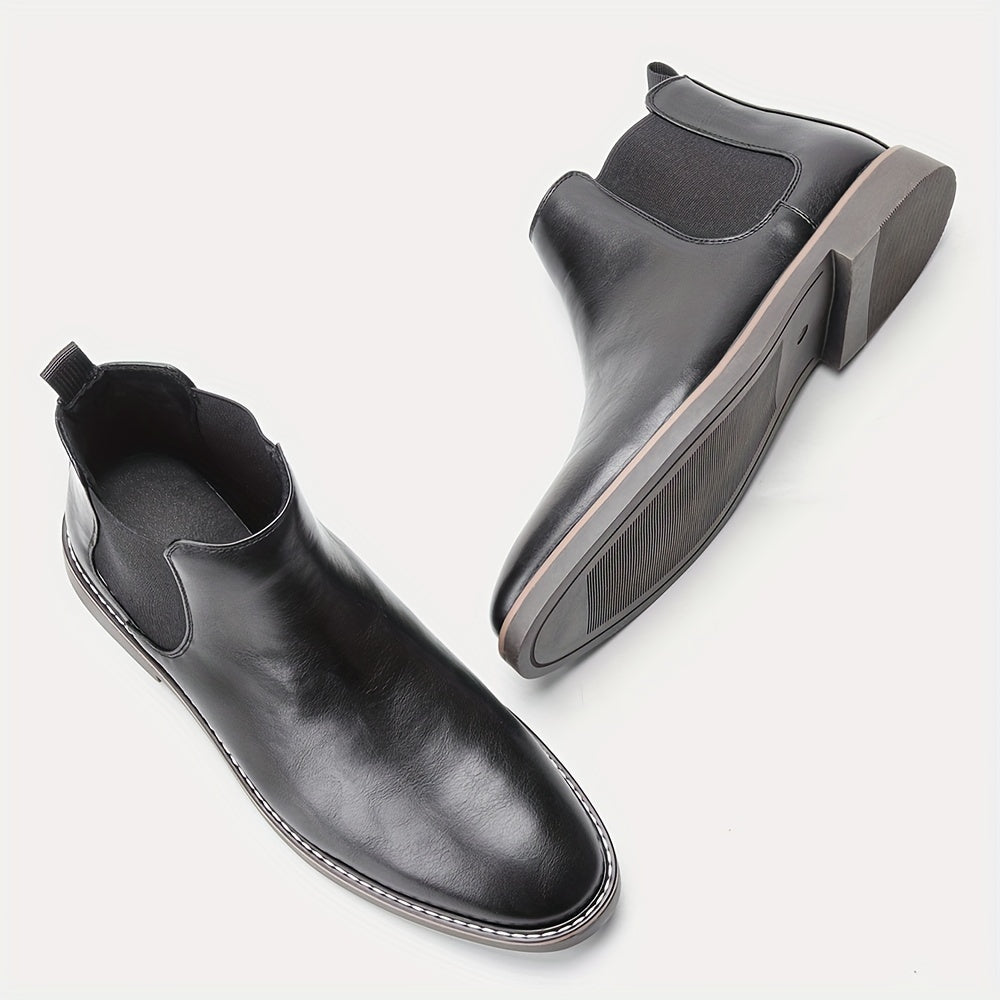 Leandro | Herren Chelsea Stiefeletten Slip-On - Brown - Image 10