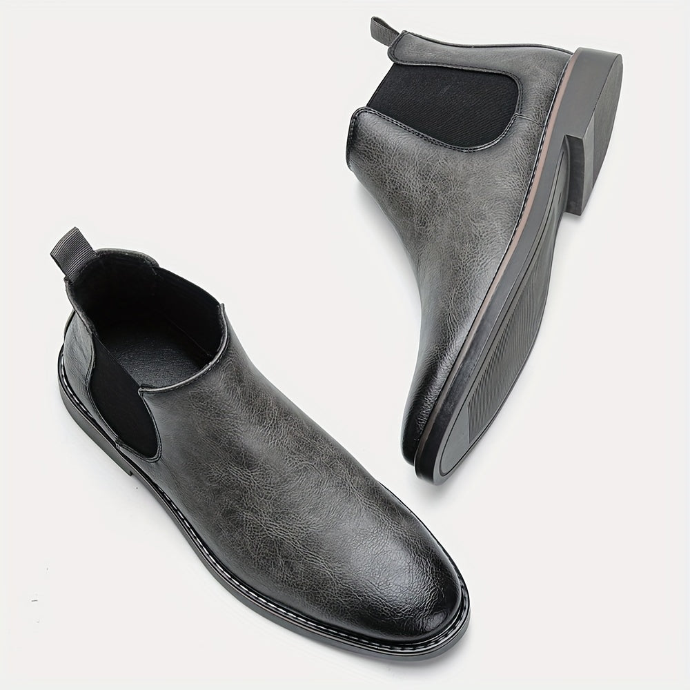 Leandro | Herren Chelsea Stiefeletten Slip-On - Brown - Image 11