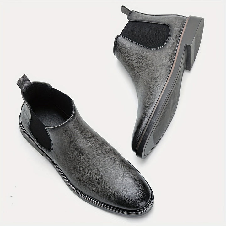 Leandro | Herren Chelsea Stiefeletten Slip-On - Brown - Image 11