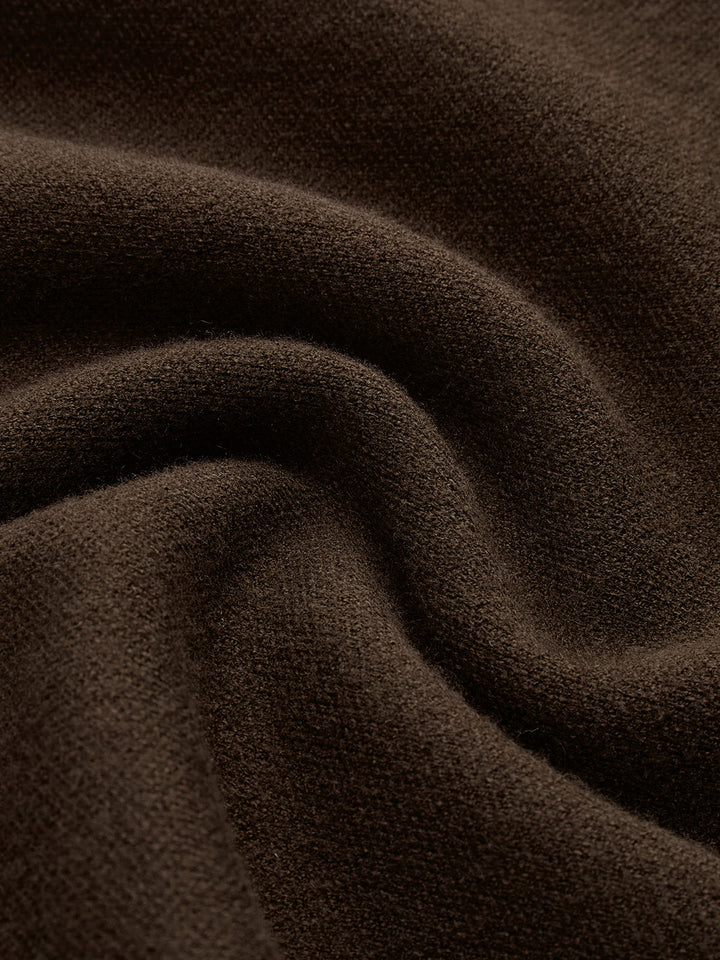 Zara | Damen Strick Pullunder schwarz, ärmellose Weste Rollkragen
