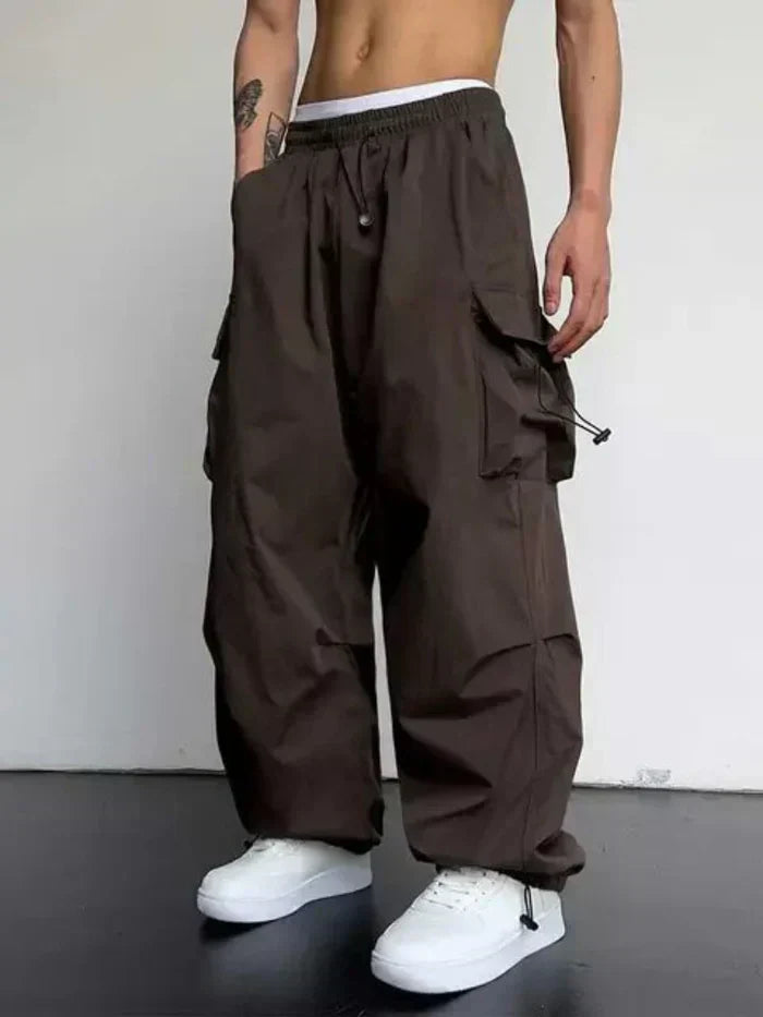 Lennox | Herren Cargohose Weites Bein Relaxed Fit - Black - Image 2