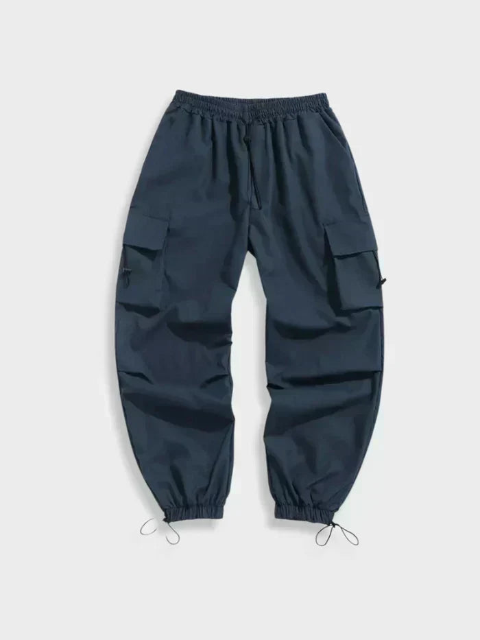 Lennox | Herren Cargohose Weites Bein Relaxed Fit - Black - Image 3