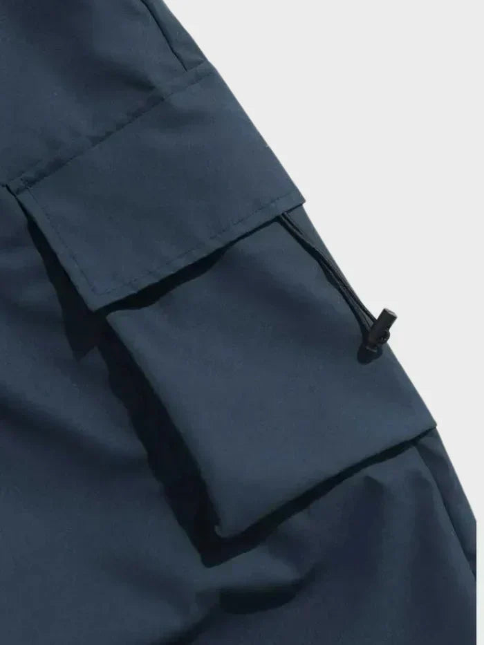 Lennox | Herren Cargohose Weites Bein Relaxed Fit - Black - Image 6