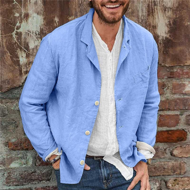 Leonhard | Herren Casual Sakko mit Zwei Knöpfen - Image 9