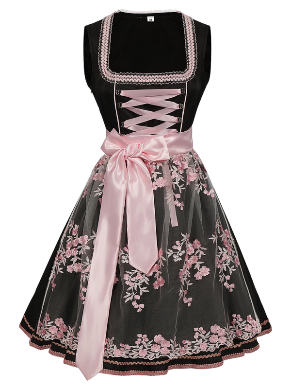 Lieselotte | Damen Dirndl Oktoberfest Kleid - Black - Image 1