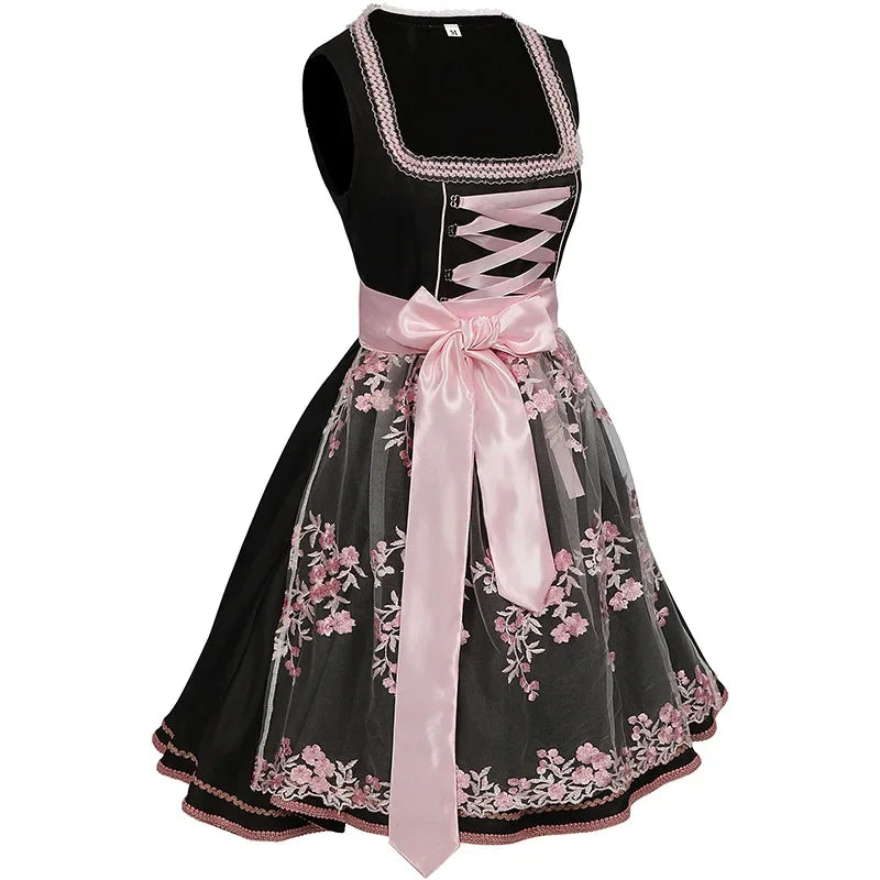 Lieselotte | Damen Dirndl Oktoberfest Kleid - Black - Image 2