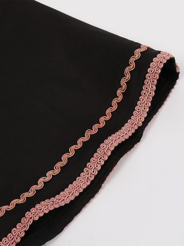 Lieselotte | Damen Dirndl Oktoberfest Midi-Kleid - Black - Image 6
