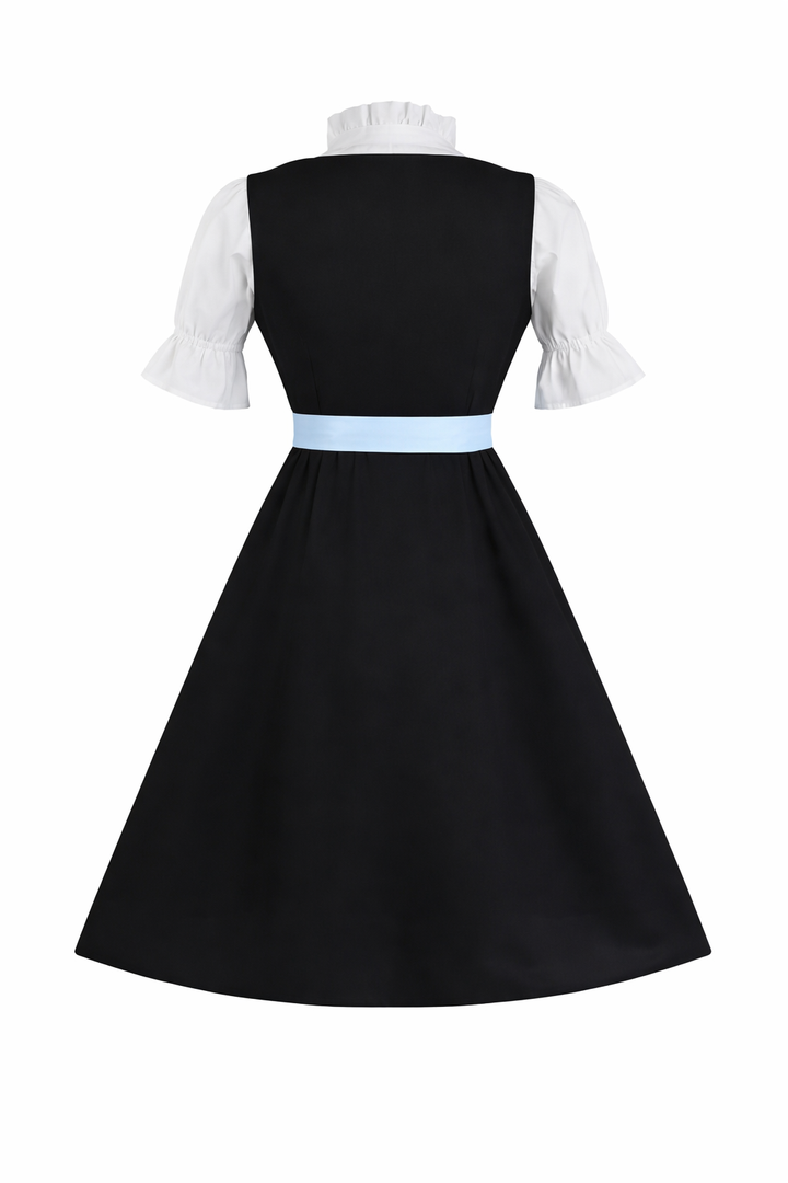 Lieselotte | Damen Dirndl Oktoberfest Set mit Schürze - Black - Image 2